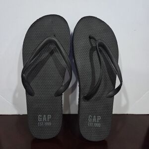GAP Black Flip Flops Mens Sz.13